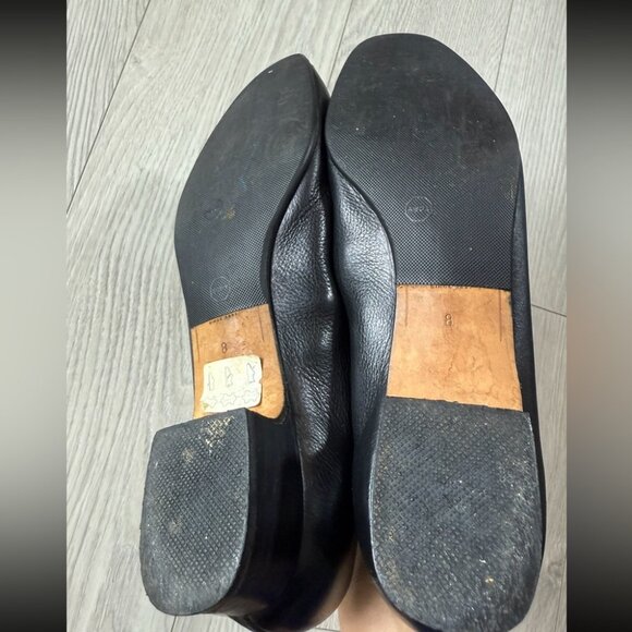 Bally Vintage Black Leather Kitten Heels - Picture 9 of 12